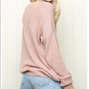 brandy pink sweater